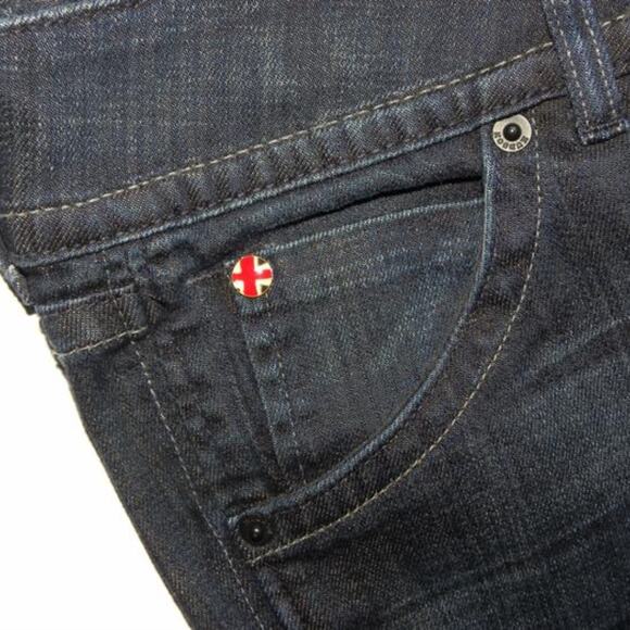 Hudson Dark Blue Signature Straight Leg Ankle Jeans size 27 - Picture 11 of 12